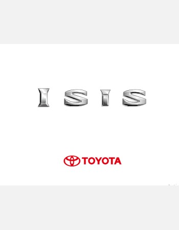 toyota isis 2012-2013 owners manual in english